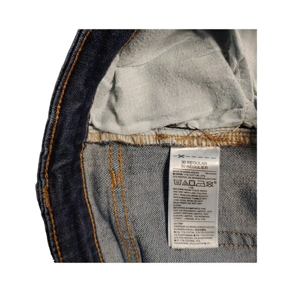 Gap Denim Legging Women's Size 30 Dark Wash Low Rise Stretch Cropped Skinny Leg - Picture 9 of 10